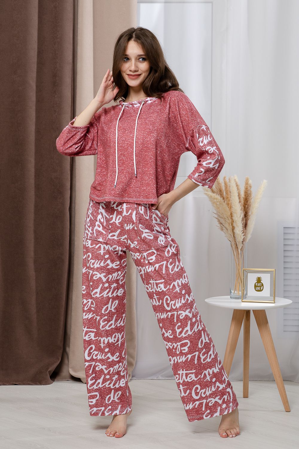 Костюм женский 8399 - терракот