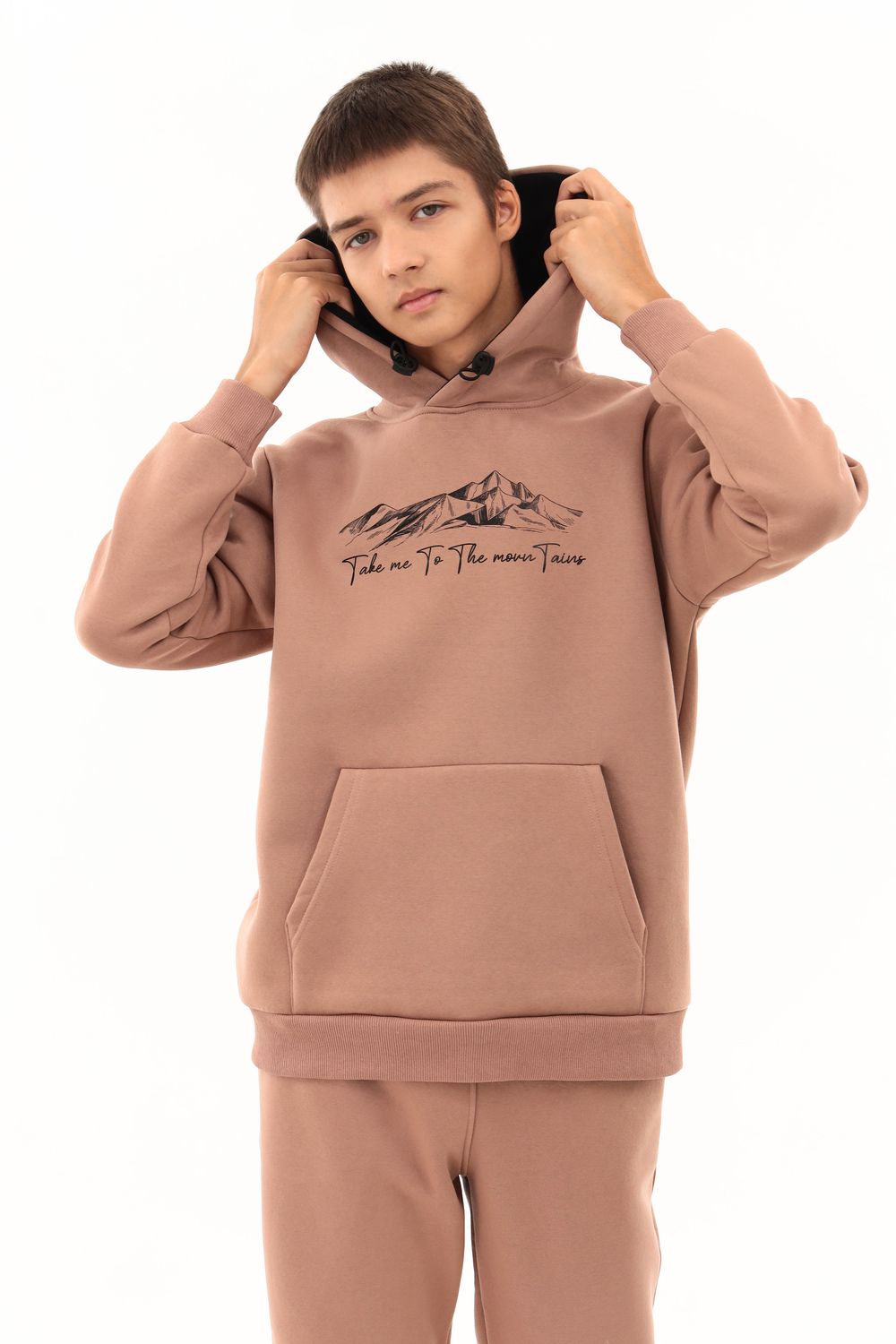 Толстовка 1568 - кофейный