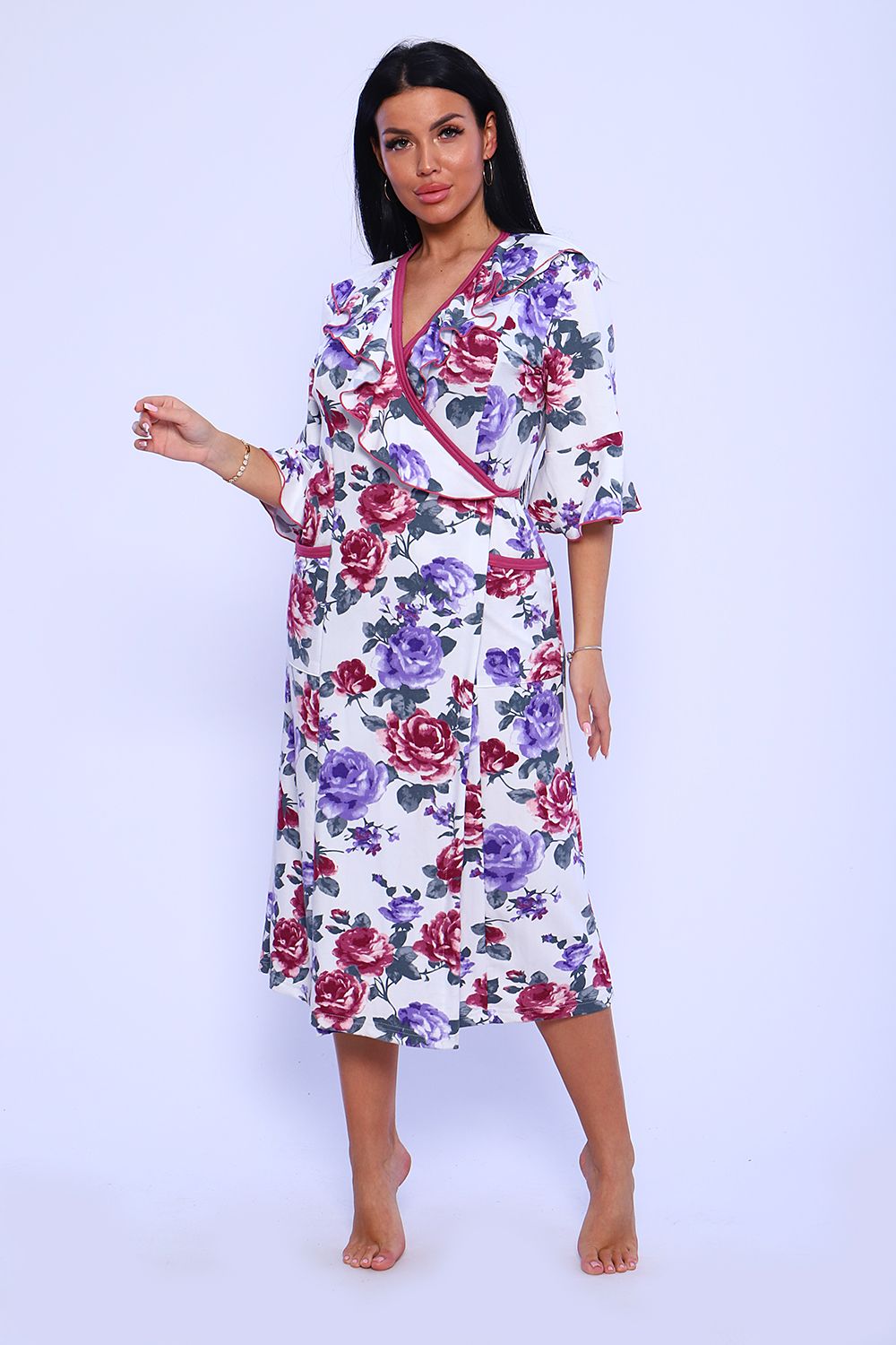 Халат 78531 - белый