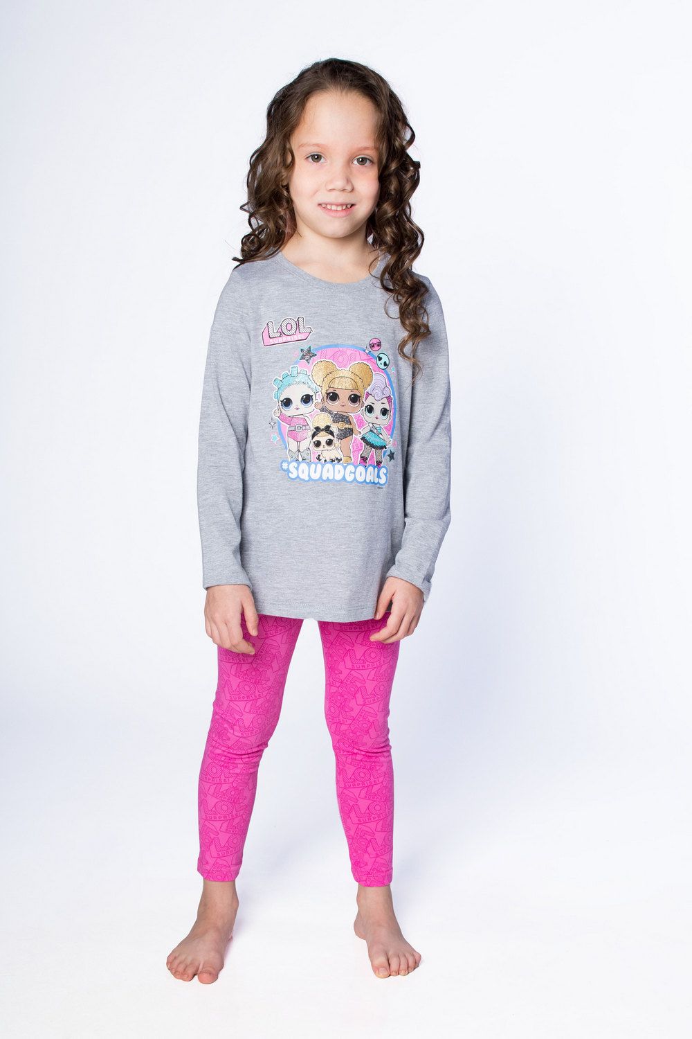 Футболка 22701 детская LOL Surprise - серый меланж