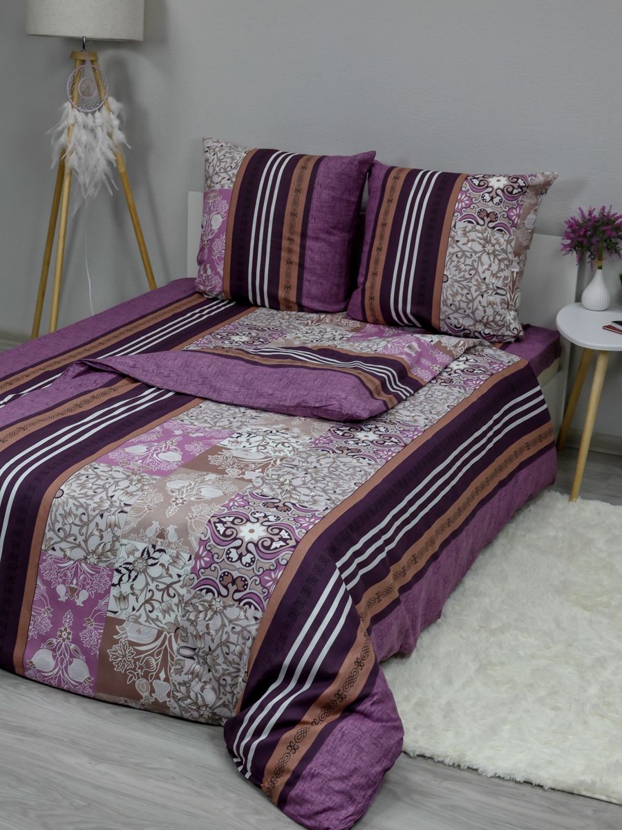 КПБ 1,5 сп бязь 120гр/м2 Текстильная коллекция (Орлеан-2)