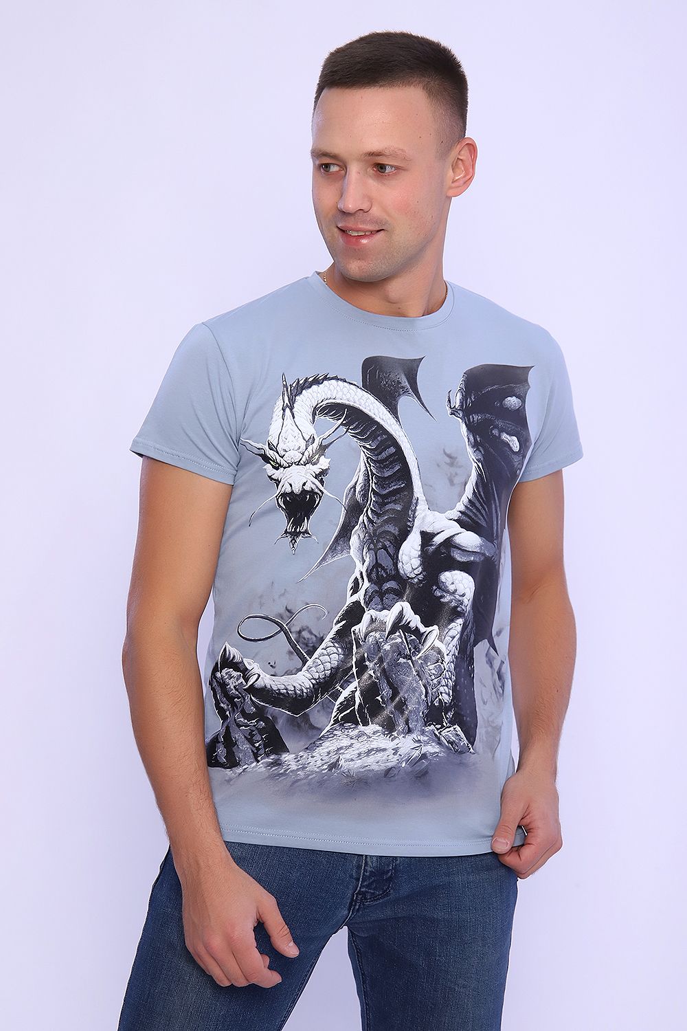 Футболка 82039 - деним