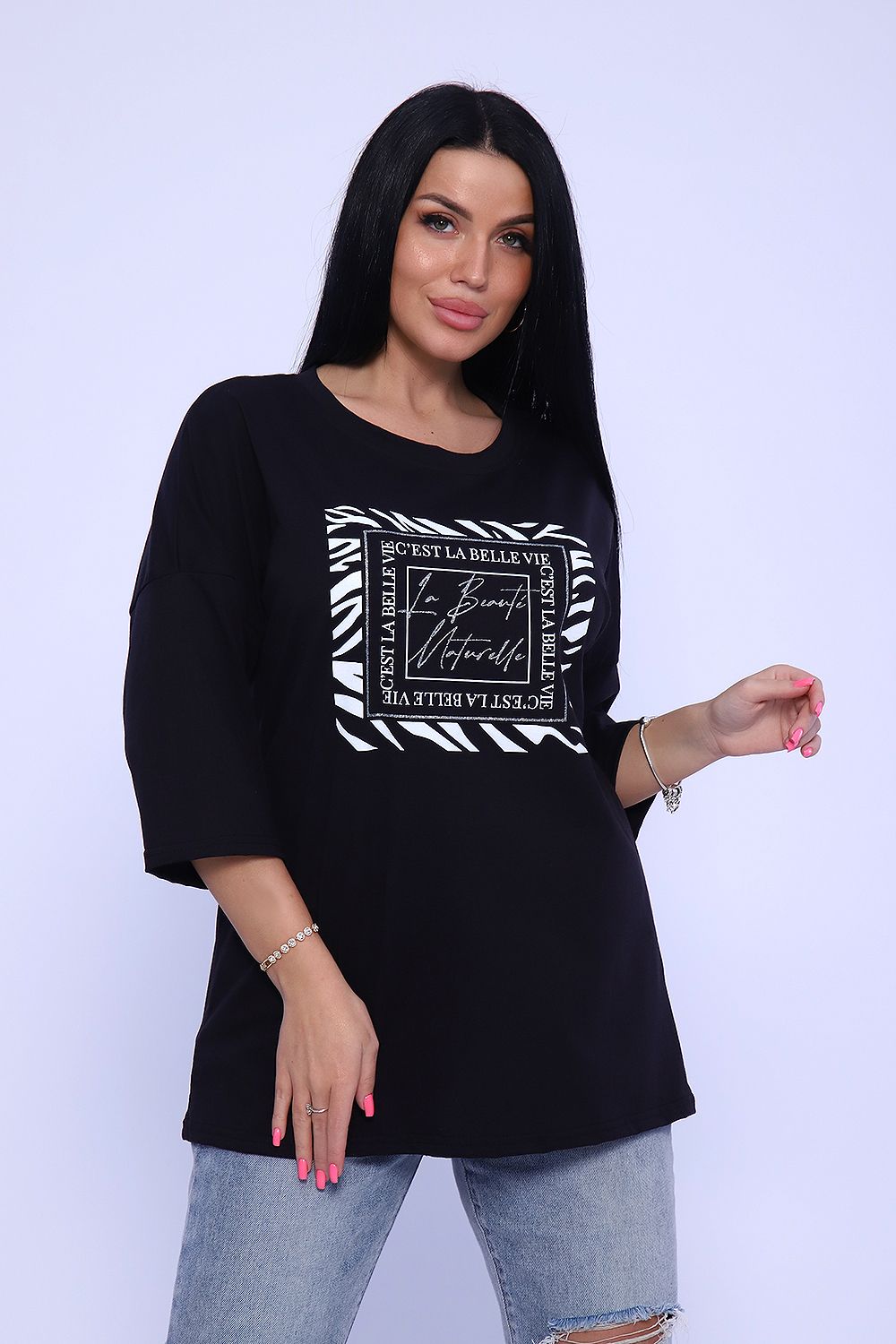 Туника 80023 - черный