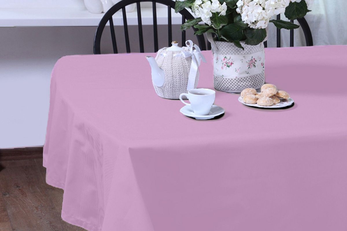 Скатерть рогожка - орхидея