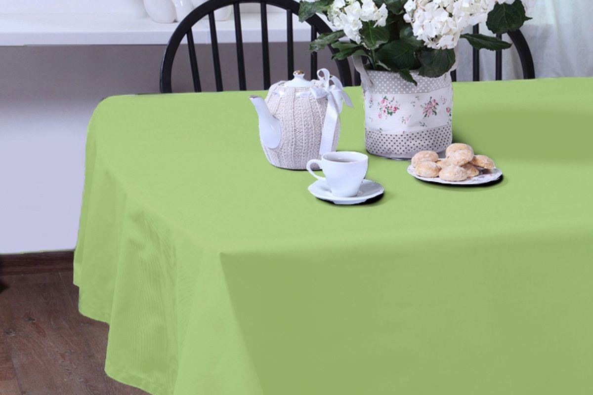 Скатерть рогожка - Киви