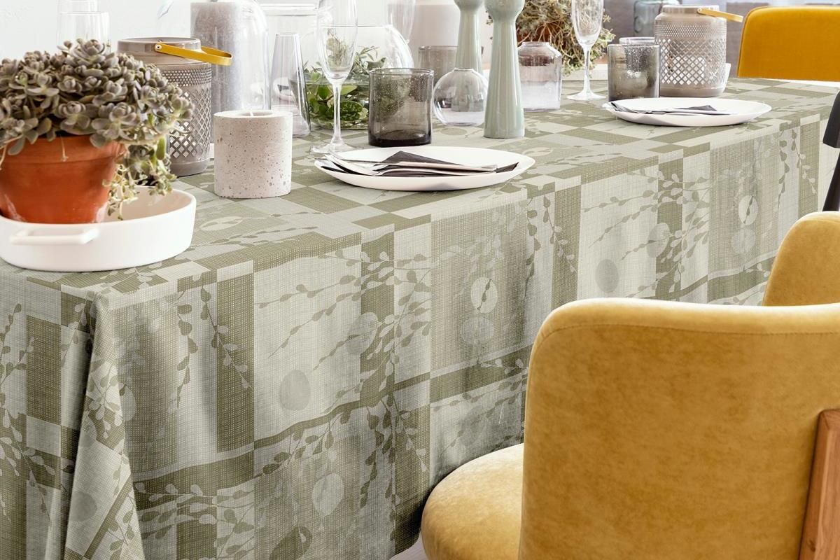 Скатерть рогожка - Вербное воскресенье