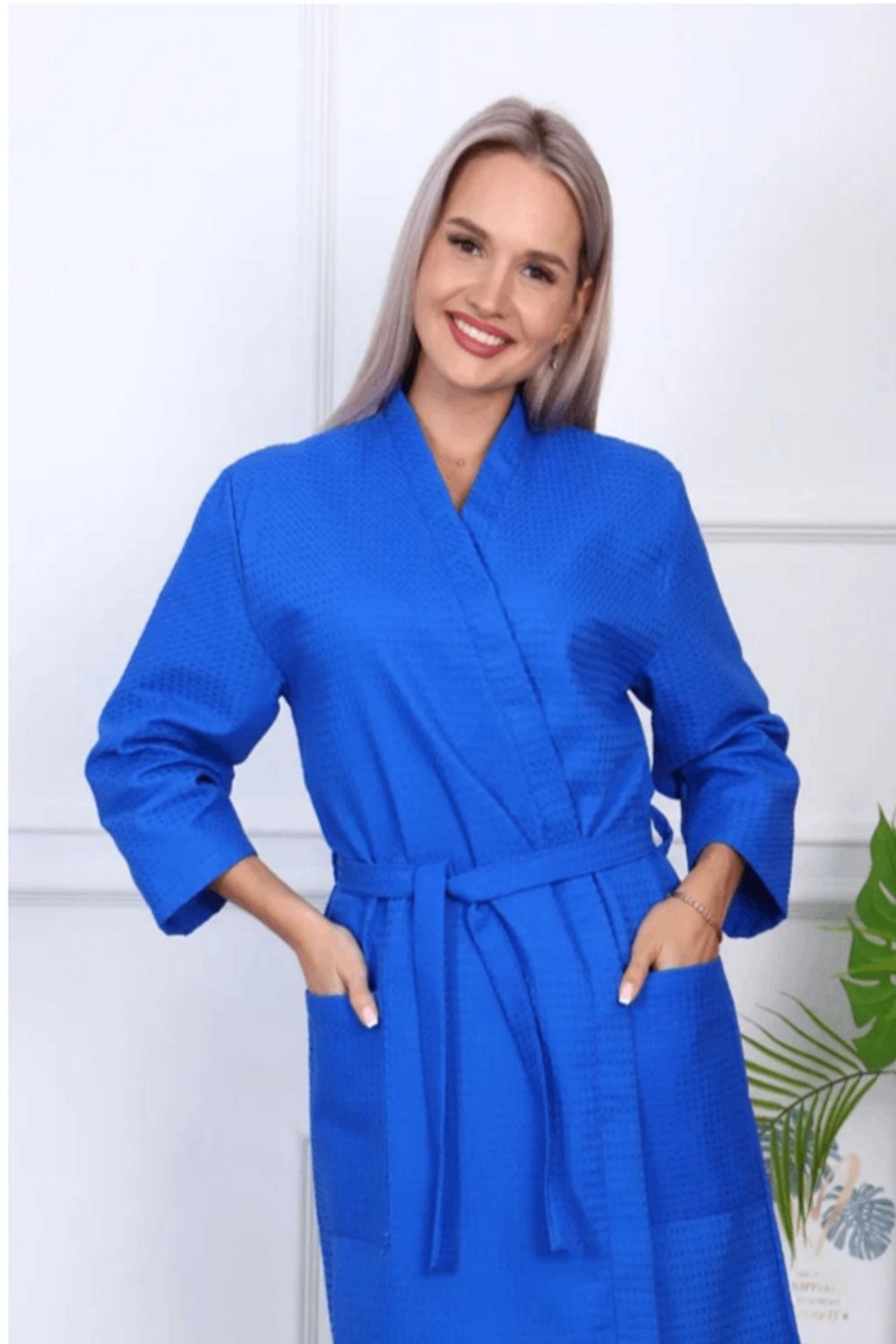 Халат 73004 - голубой