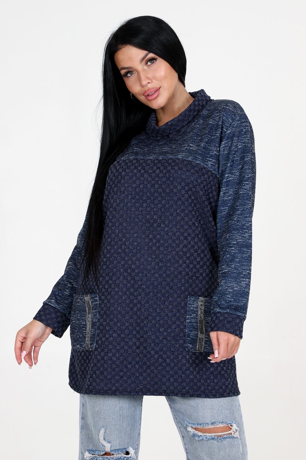 Туника 31773 - синий