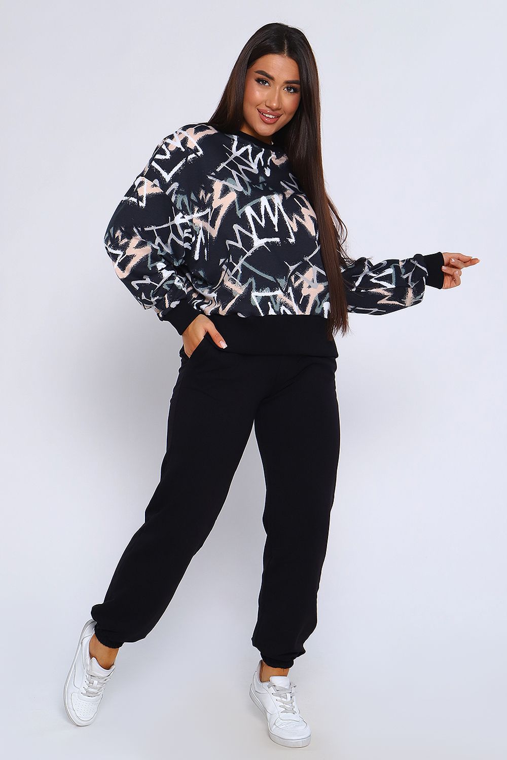 Костюм женский 24277 - серый