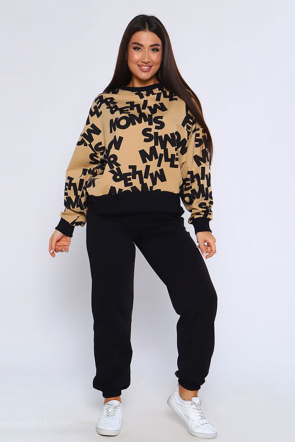 Костюм женский 24277 - песочный