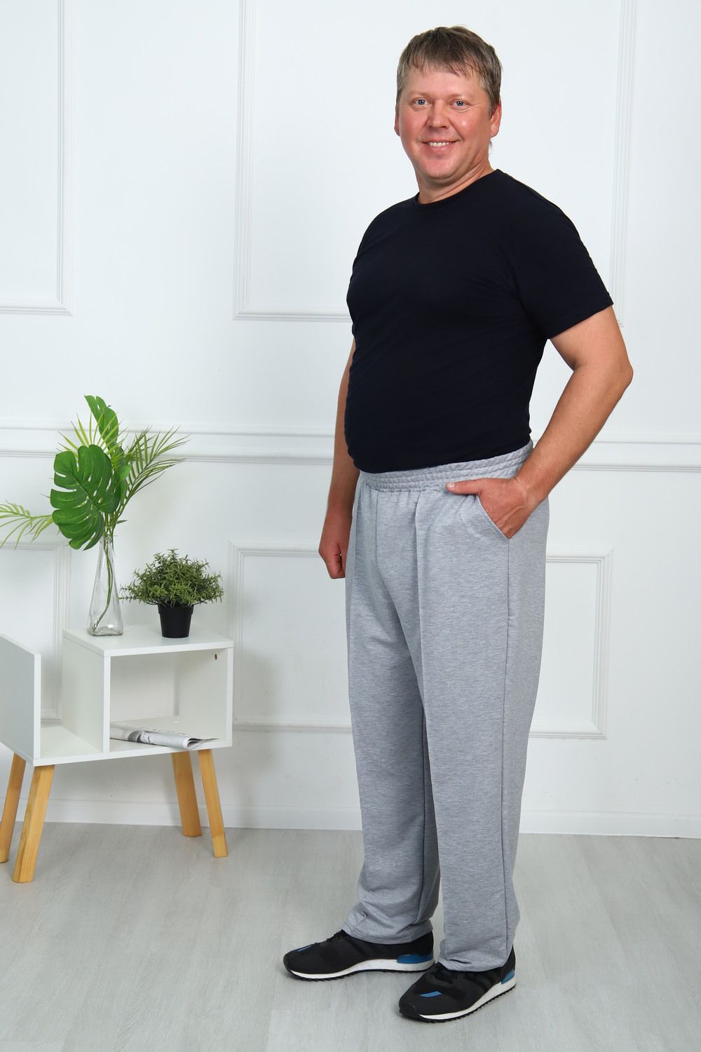 Брюки 375700 спортивные - серый