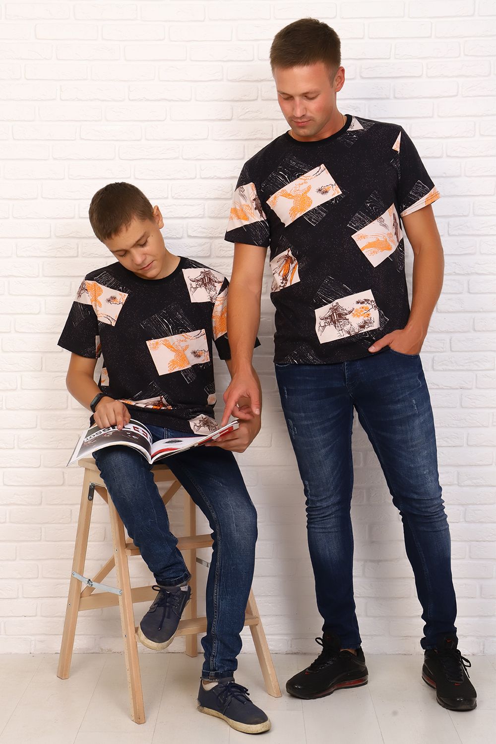 Футболка 15024 - черный