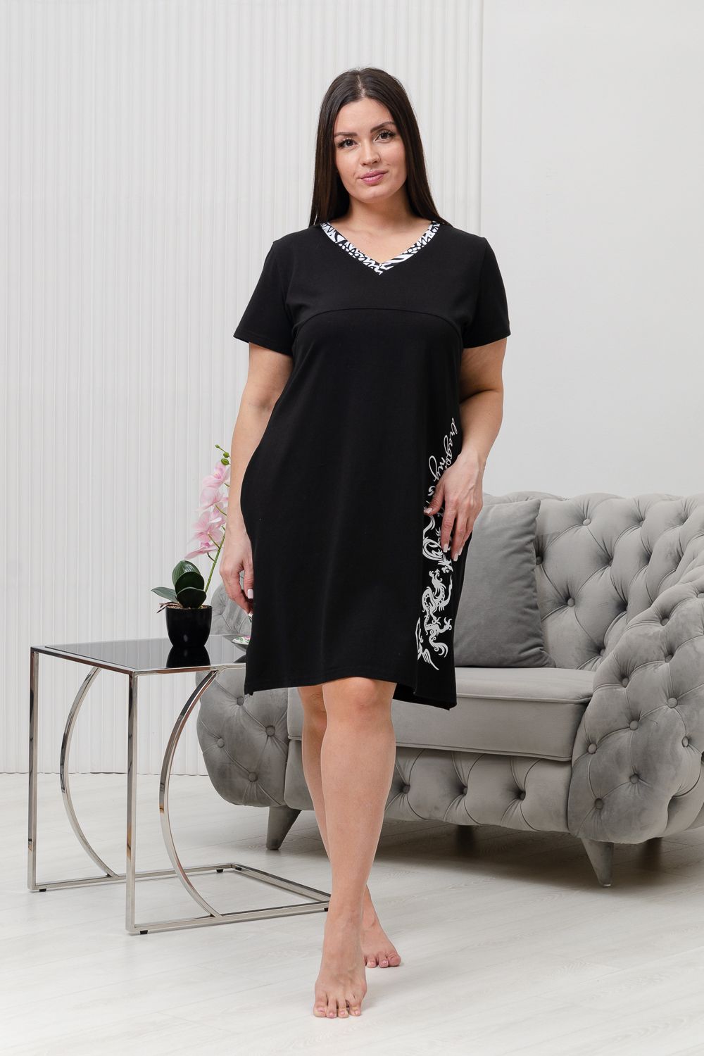 Туника женская 8414 - орнамент