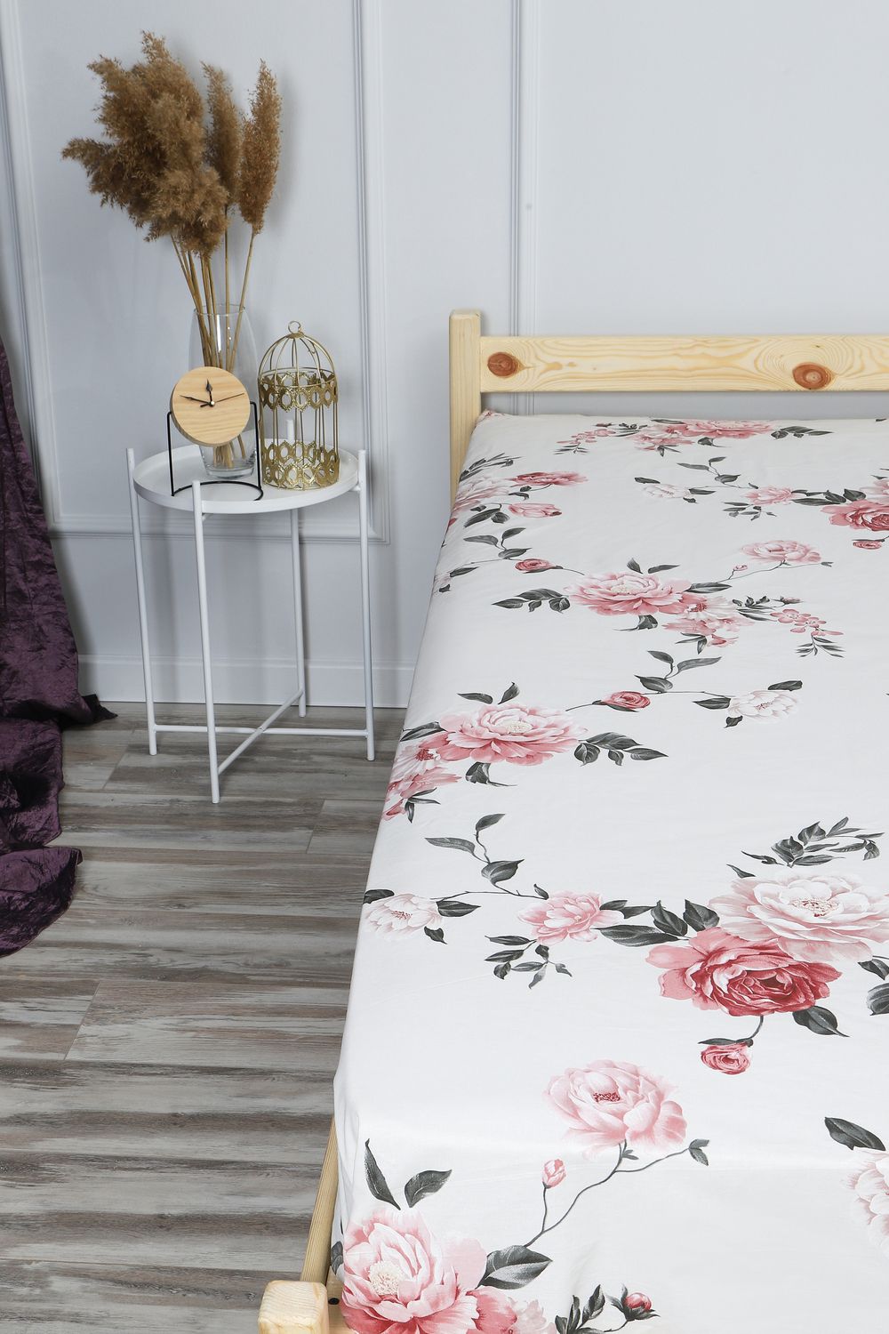 Простыня на резинке бязь 142г/м2 Бьянка - белый