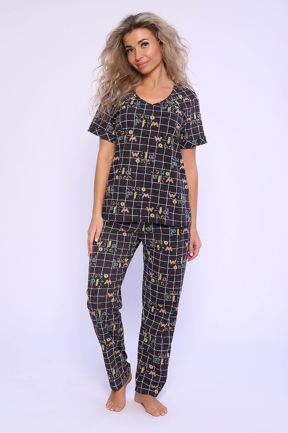 Костюм 89350 - серый