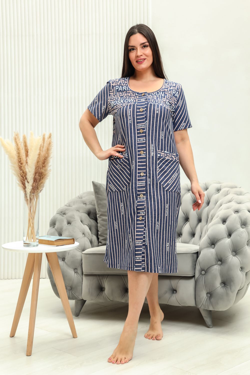 Халат женский 8421 - купон-полоса