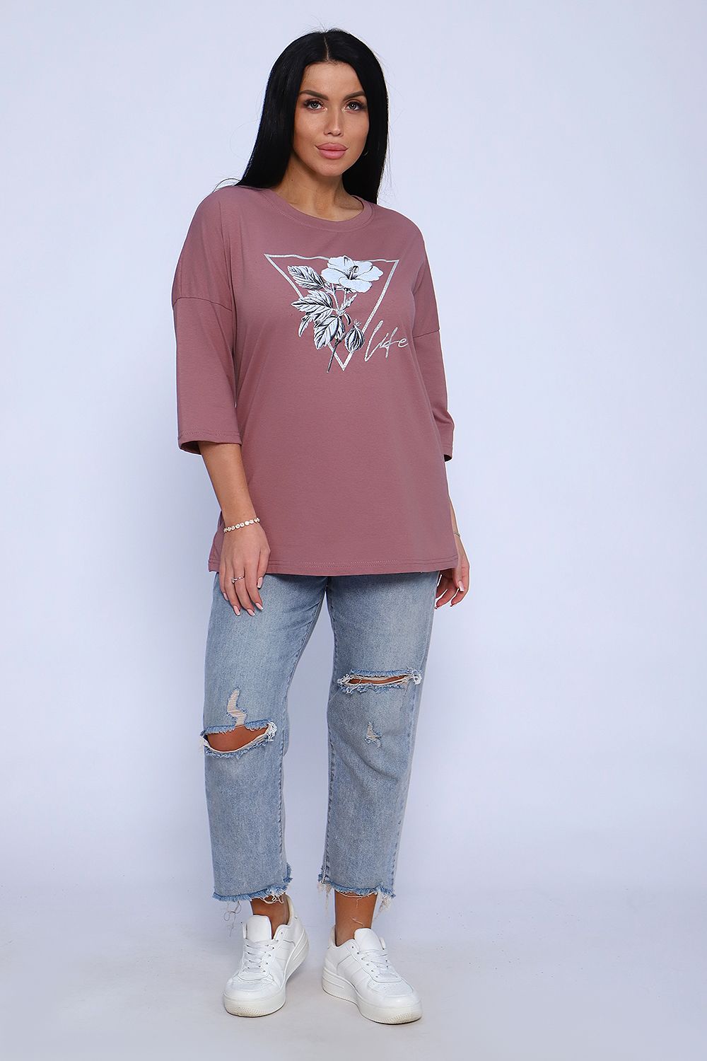 Туника 80025 - лиловый