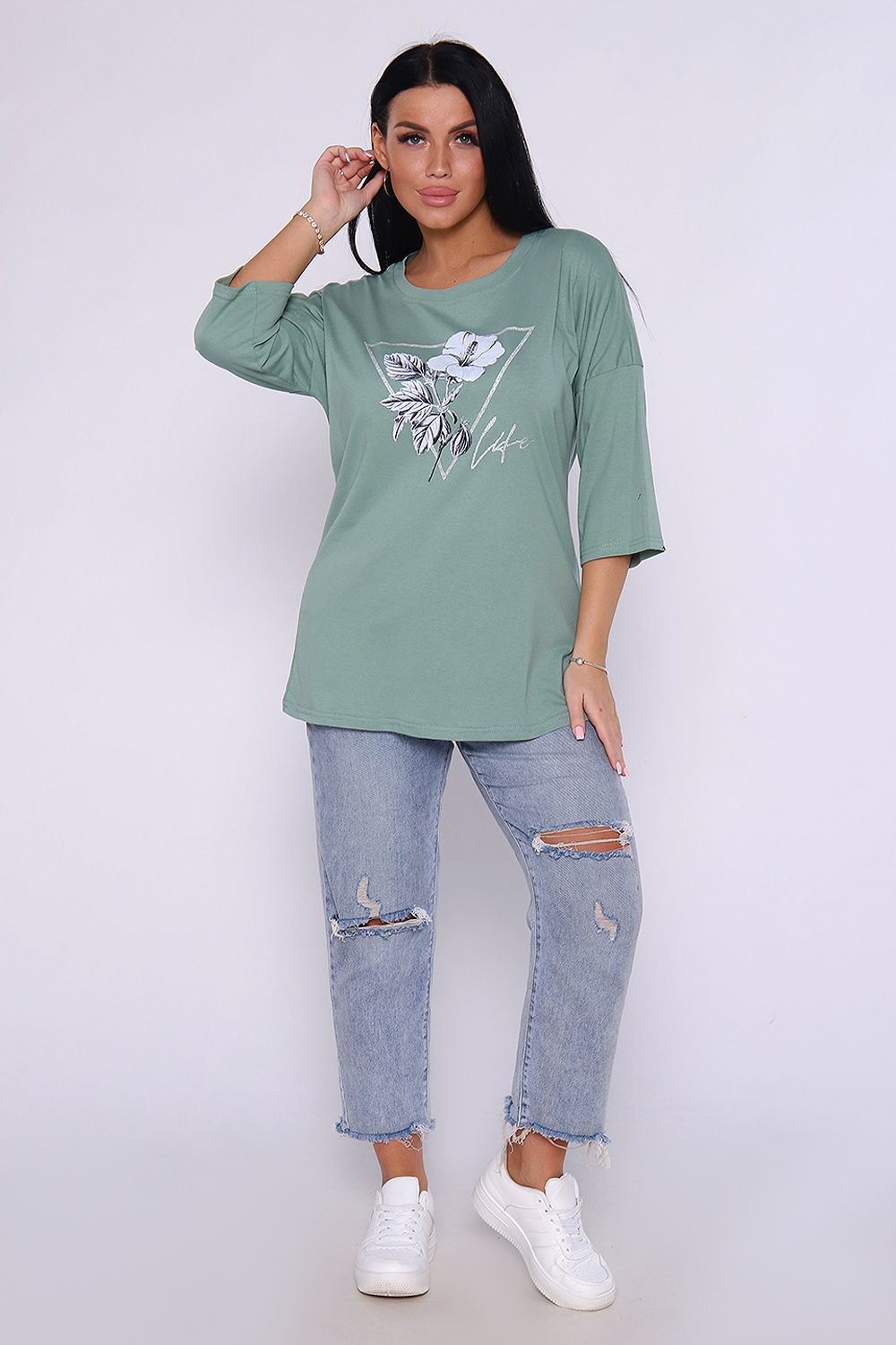 Туника 80025 - фисташка