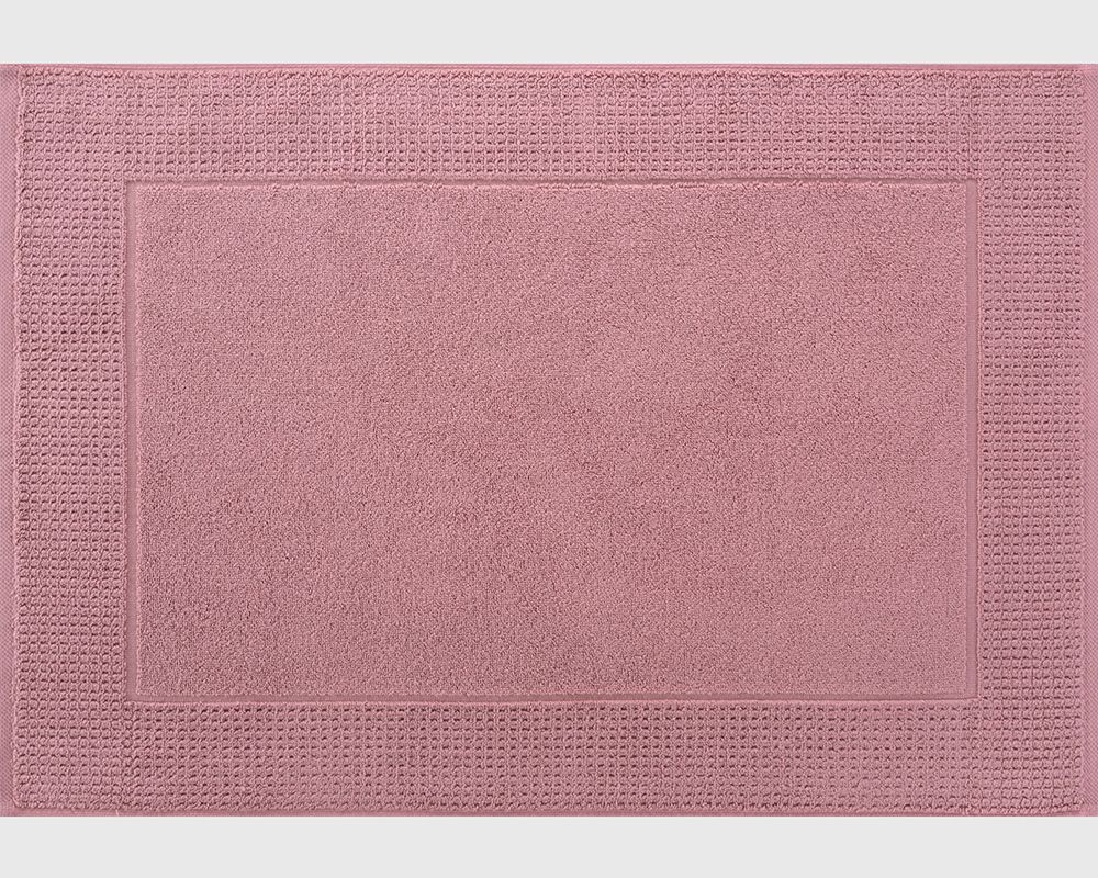 Полотенце махровое Ножки коврик - терракот