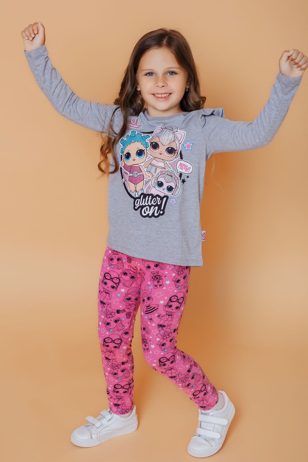 Футболка 22718 детская LOL Surprise - серый меланж