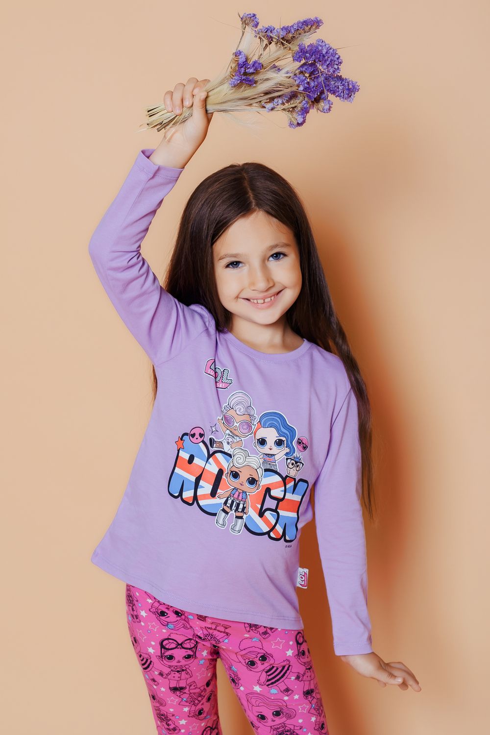 Футболка 22717 детская LOL Surprise - лиловый