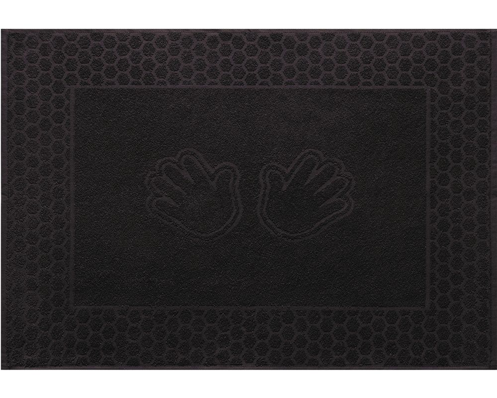 Полотенце махровое Ручки - коричневый