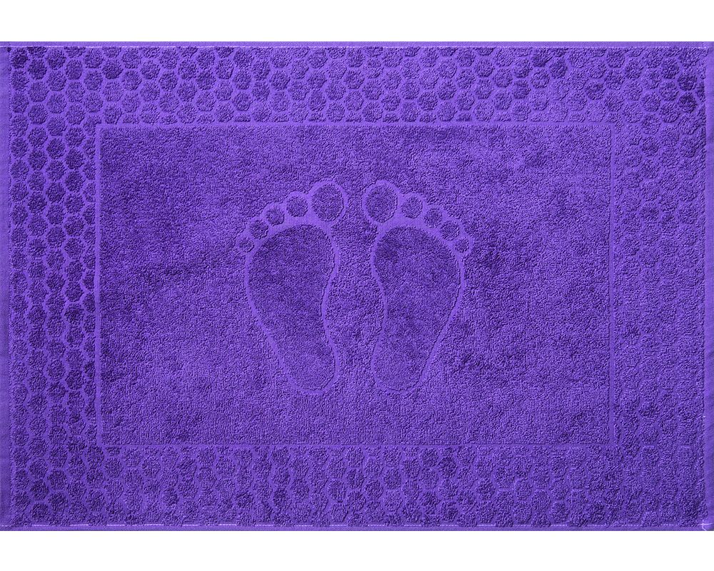 Полотенце махровое Ножки - сирень