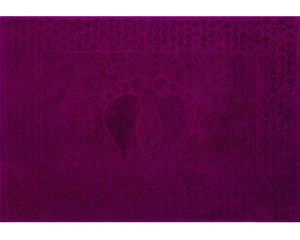 Полотенце махровое Ножки - бордо