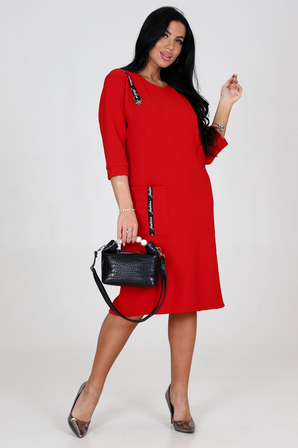 Платье 31783 - красный