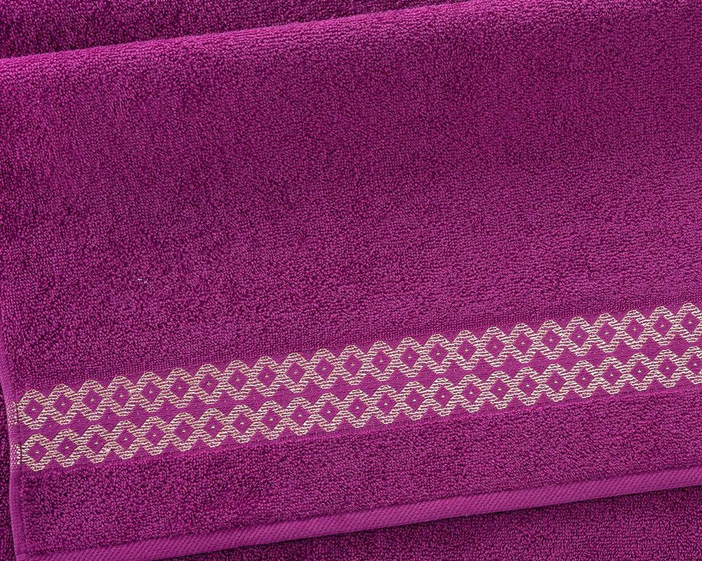 Полотенце махровое Блеск - фуксия