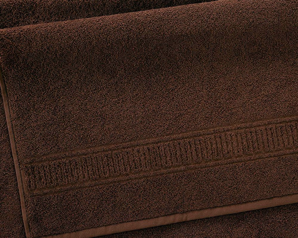 Полотенце махровое Орнамент - коричневый