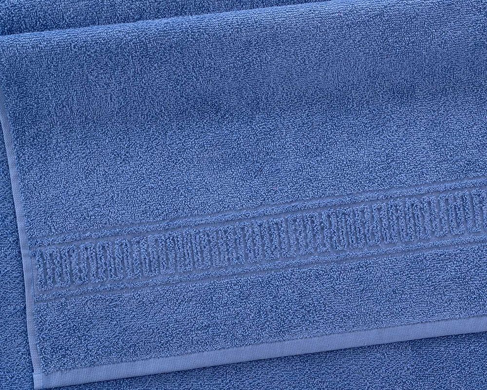 Полотенце махровое Орнамент - синий