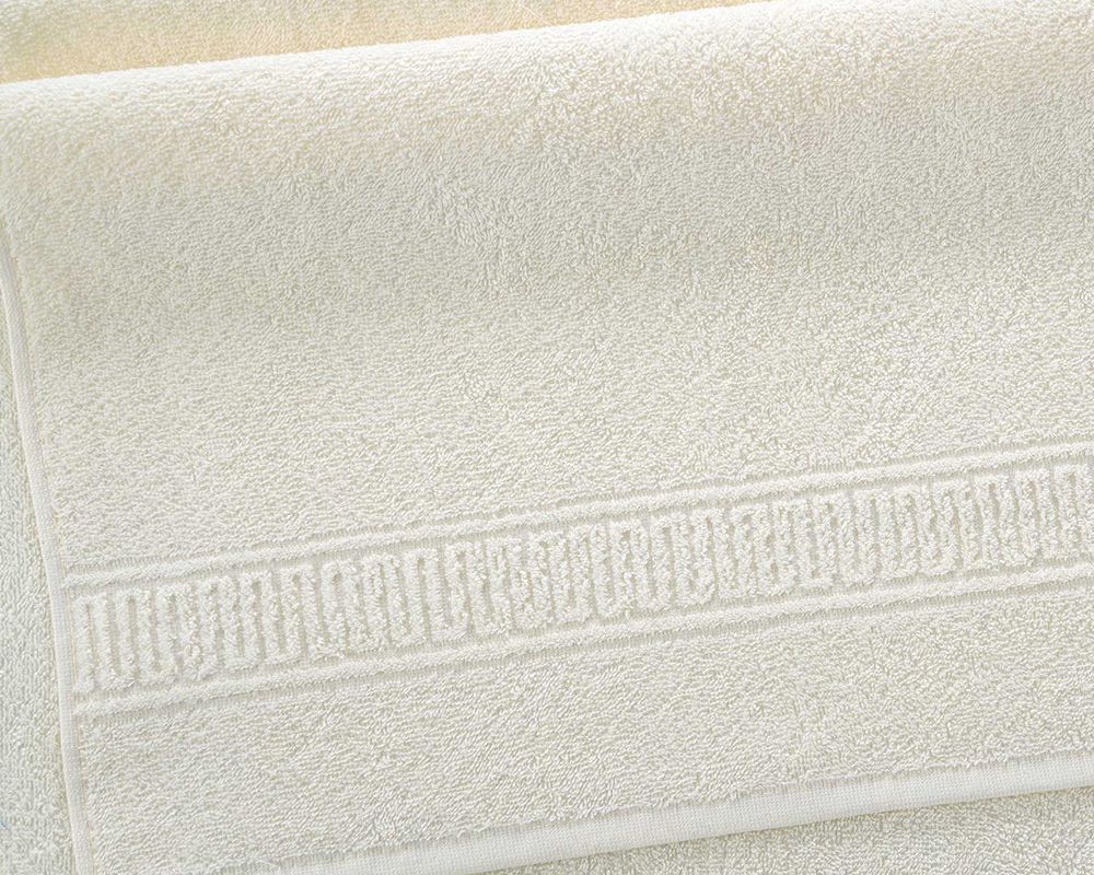 Полотенце махровое Орнамент - кремовый