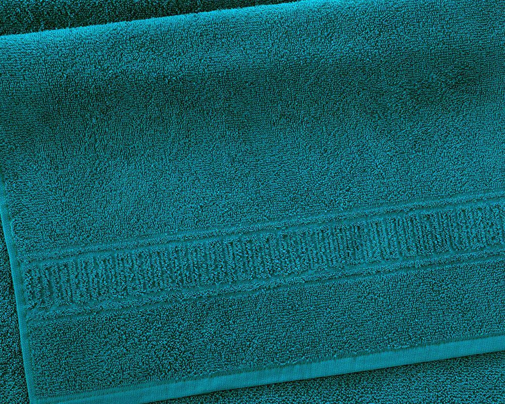 Полотенце махровое Орнамент - морская волна