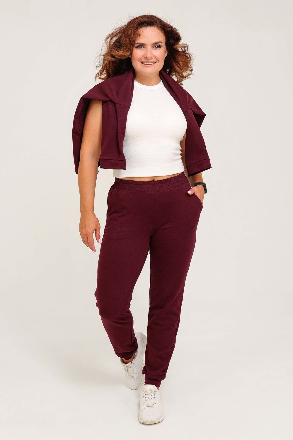 Брюки 50547 - бордовый