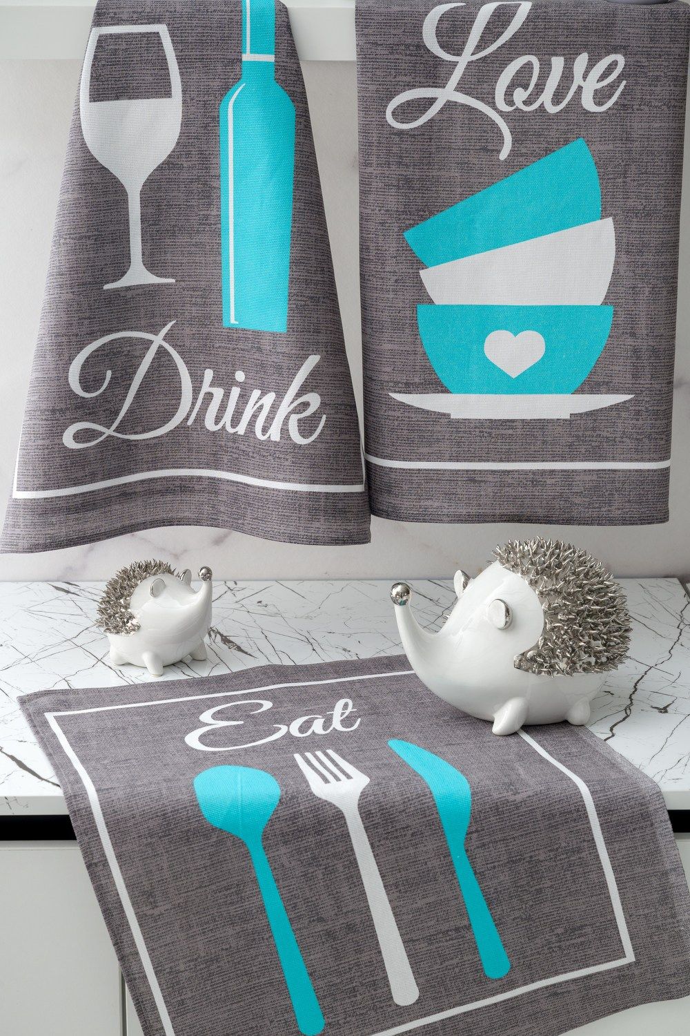 Набор полотенец Гармония - серый