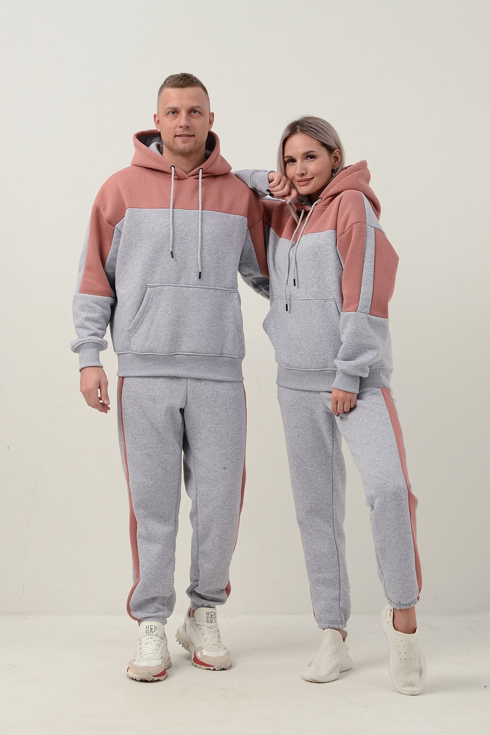 костюм 70089 - серый меланж