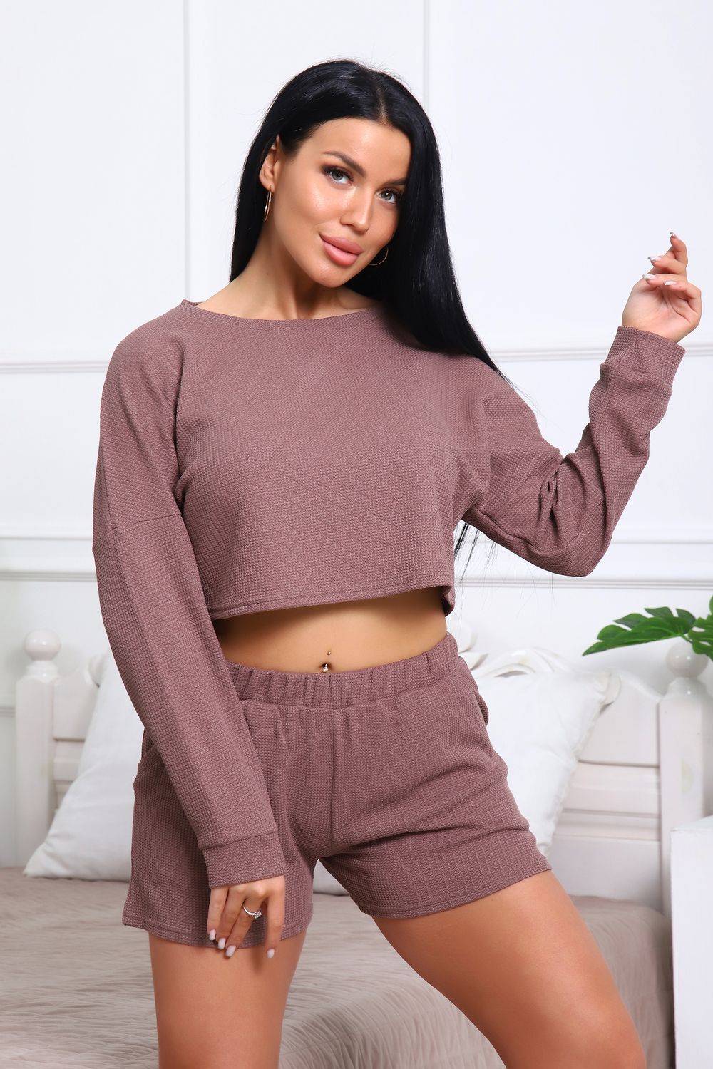 Костюм 82042 - кофе