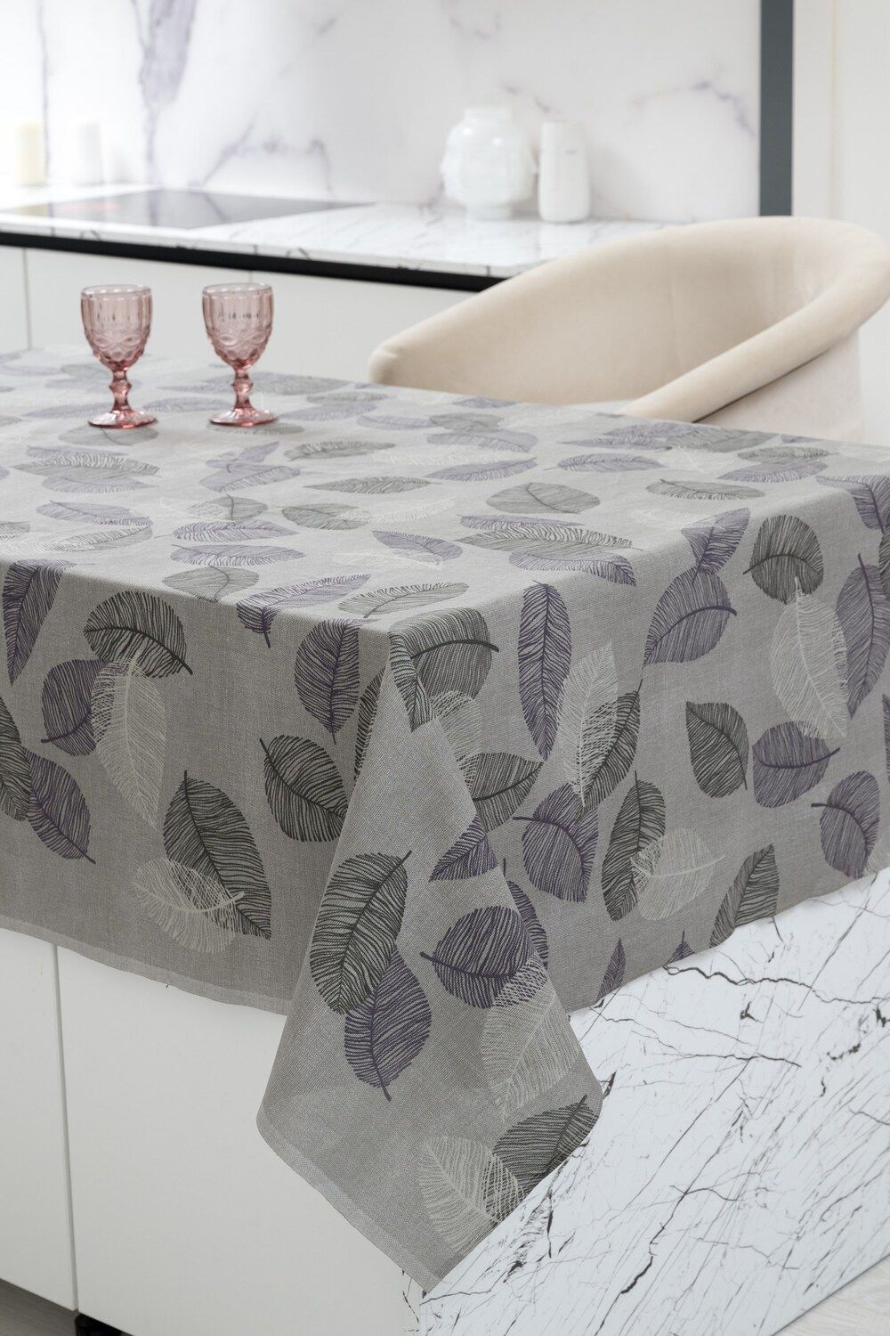 Скатерть Блоссом - серый