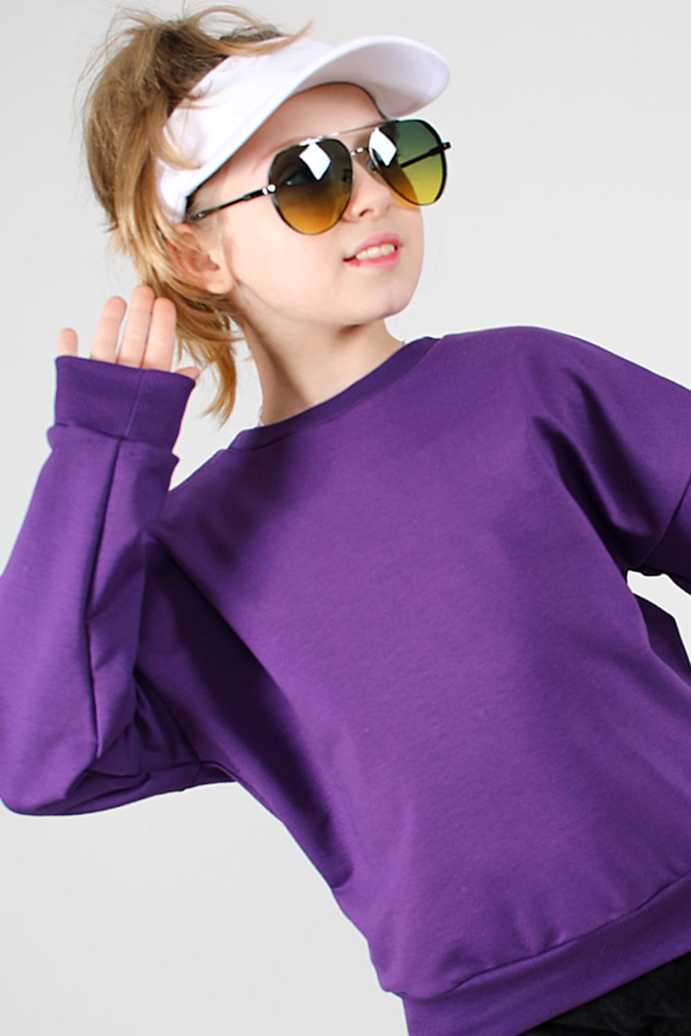 Толстовка 88054 детская - фиолетовый