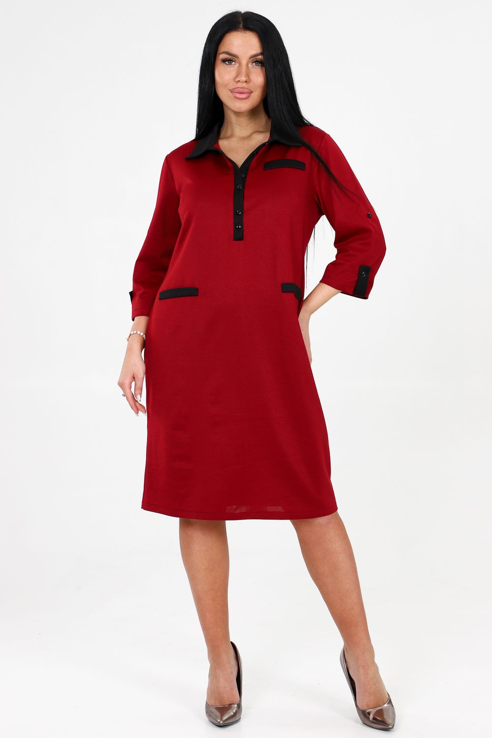 Платье 31789 - бордо