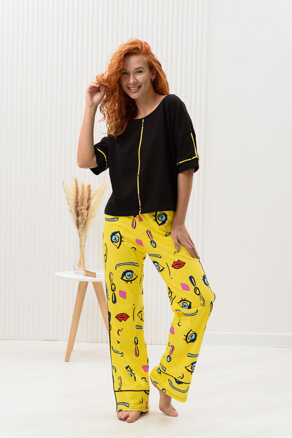 Костюм женский 8436 - желтый