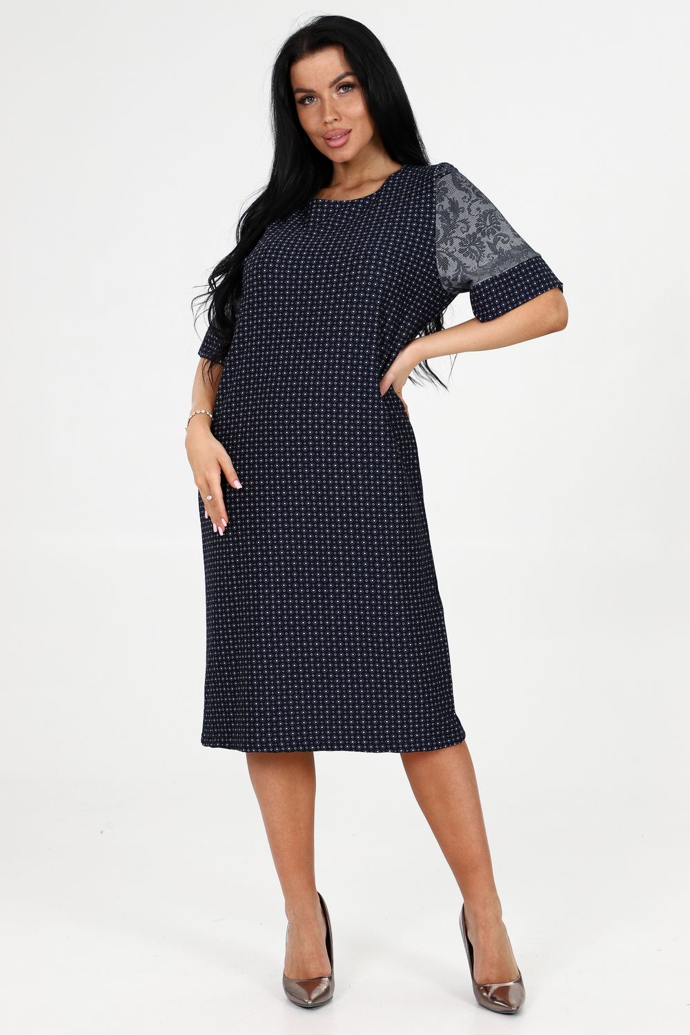 Платье 52255 - темно-синий