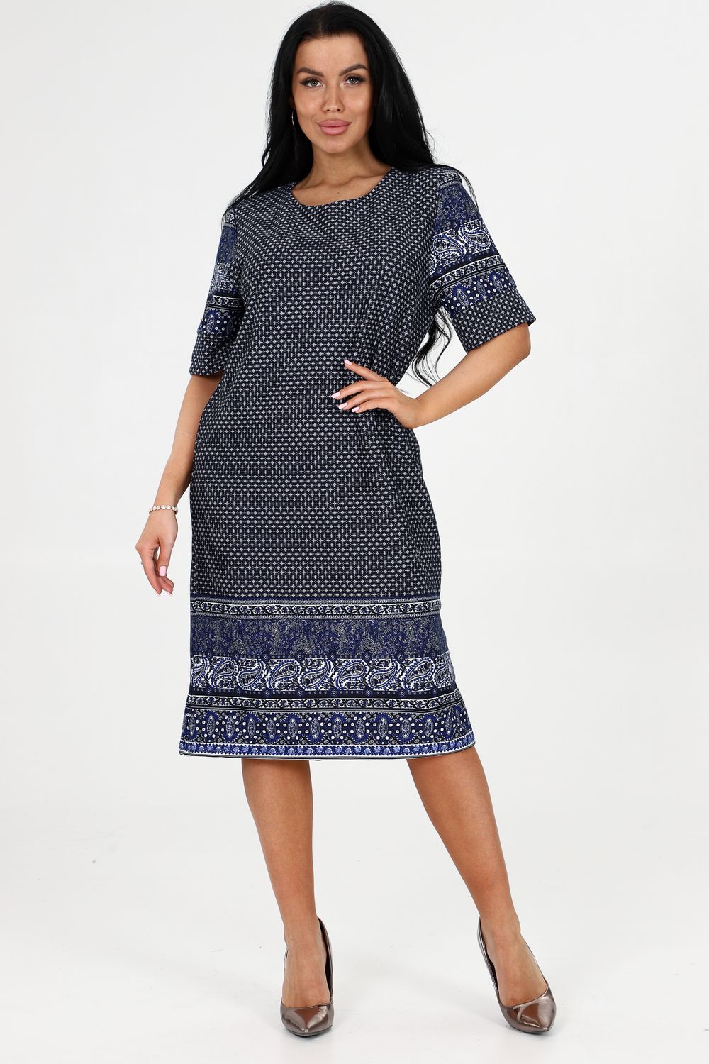 Платье 52255 - синий