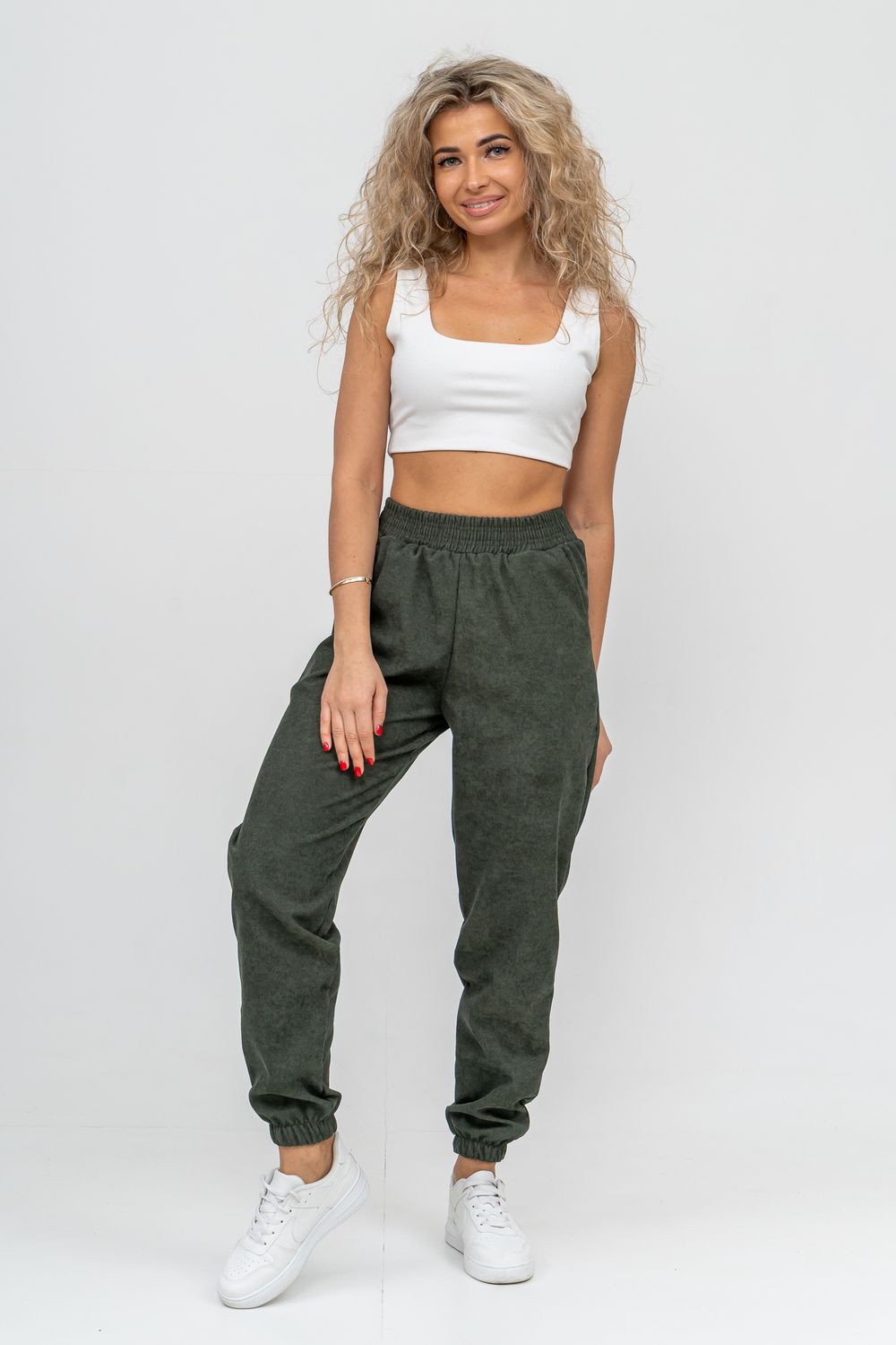 Брюки 36697 - хаки