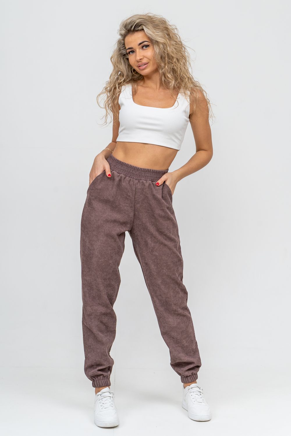 Брюки 36697 - капучино