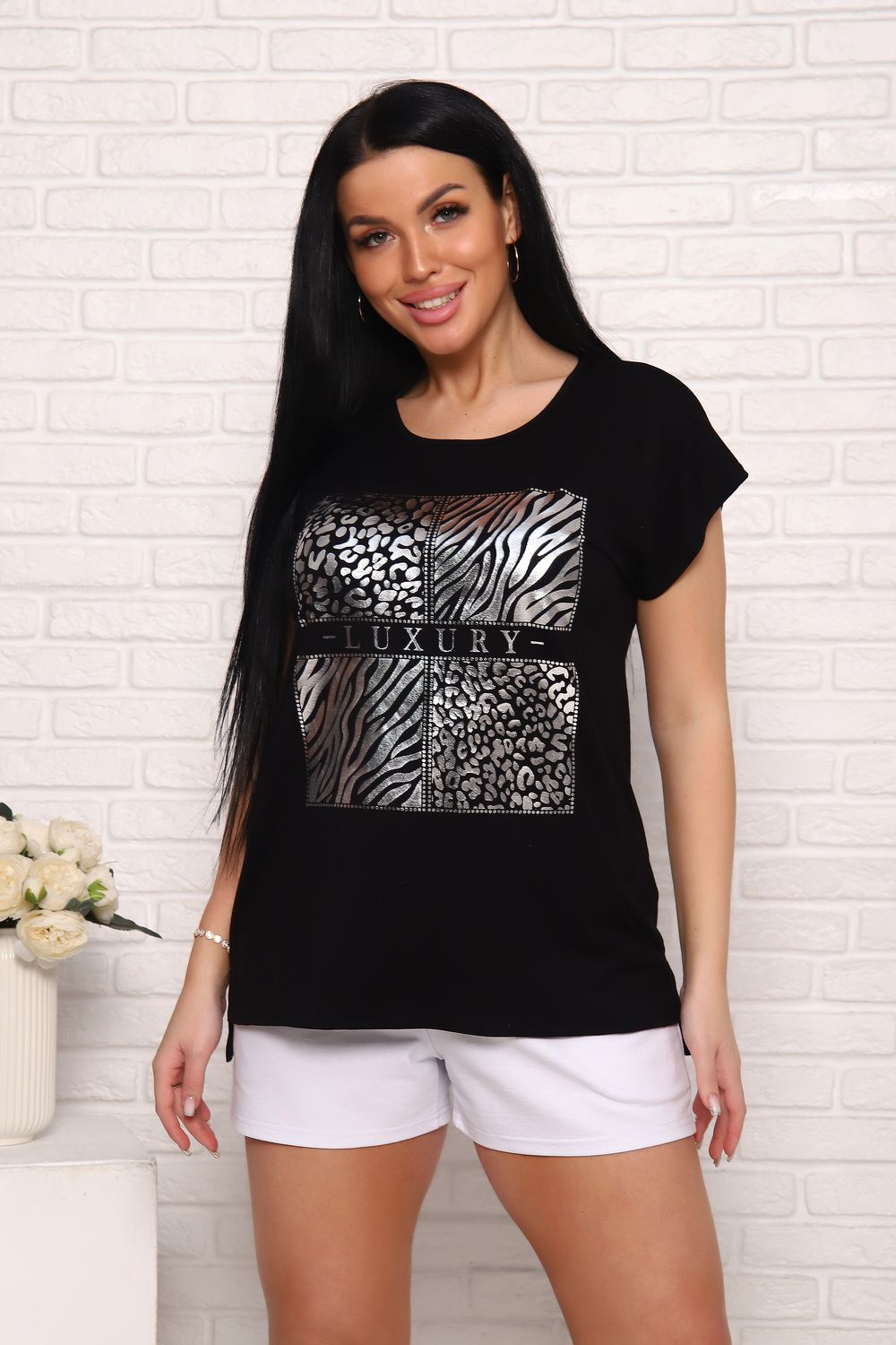 Футболка 24664 - черный