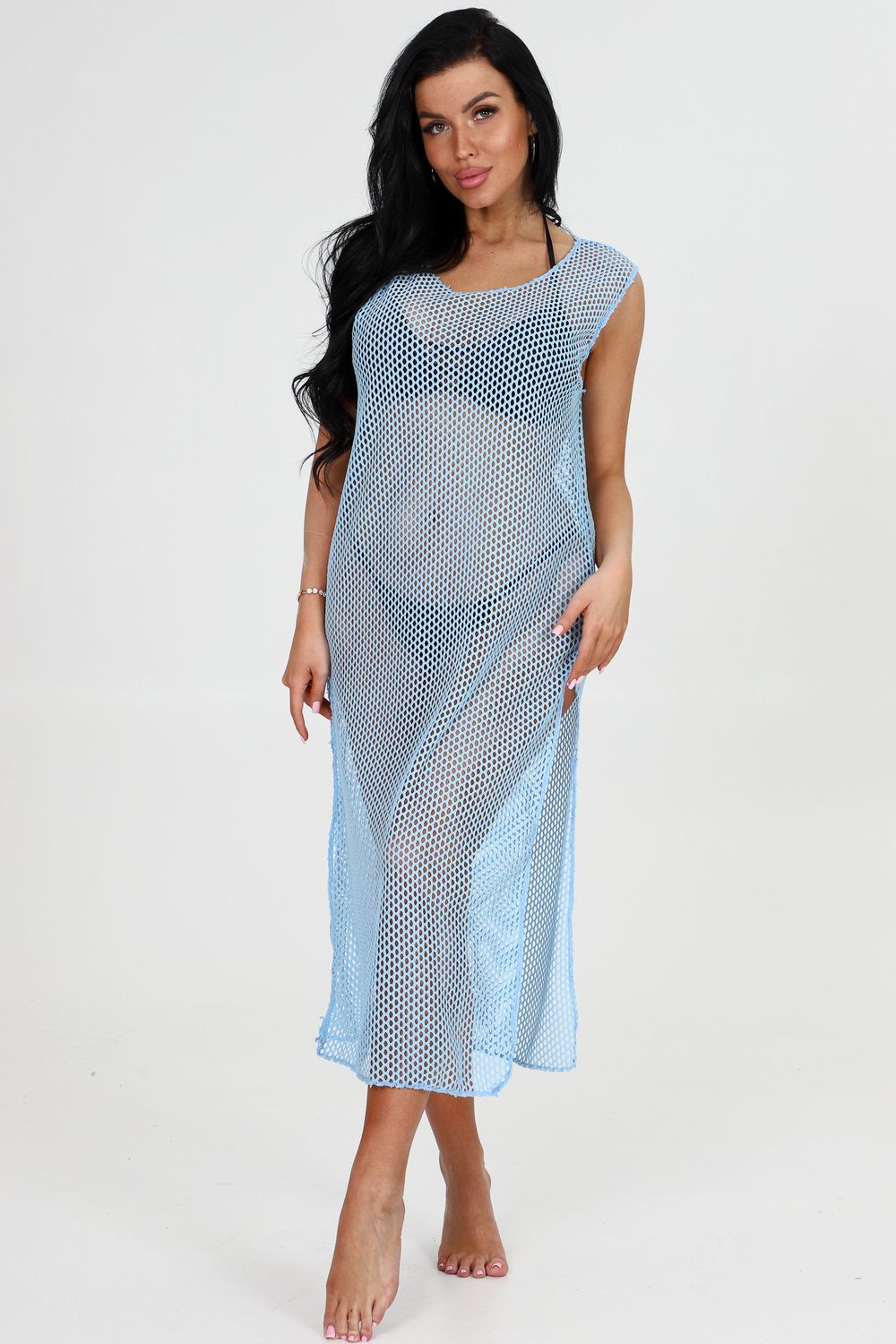 Туника пляжная 52308 - голубой