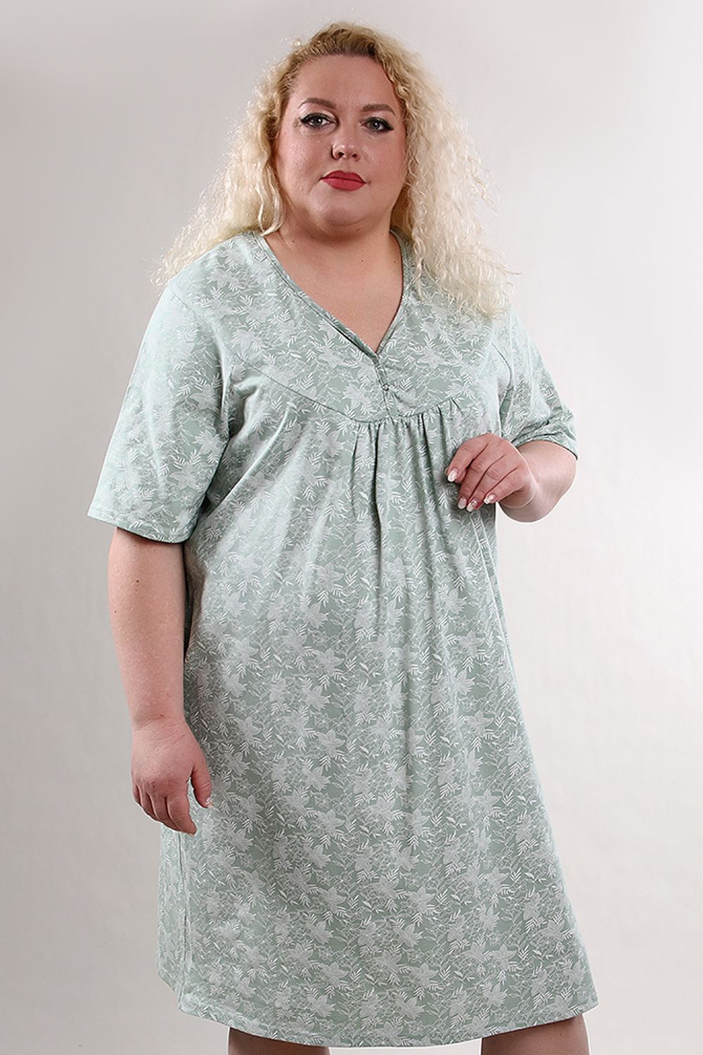 Сорочка 88055 - светло-зеленый