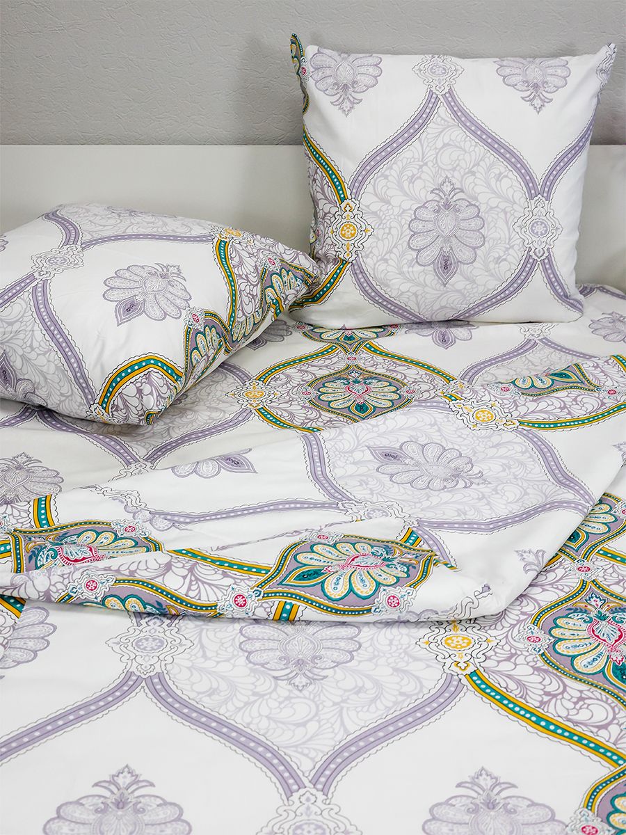 КПБ 1,5 сп бязь 120гр/м2 Текстильная коллекция Парадис твердая упаковка